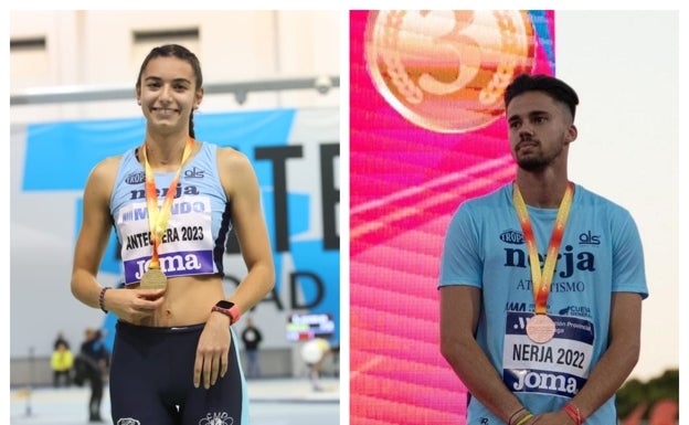 Laura Aguilera, bronce en pentatlón, e Isidro Leyva lideran la representación malagueña en el Nacional atletismo