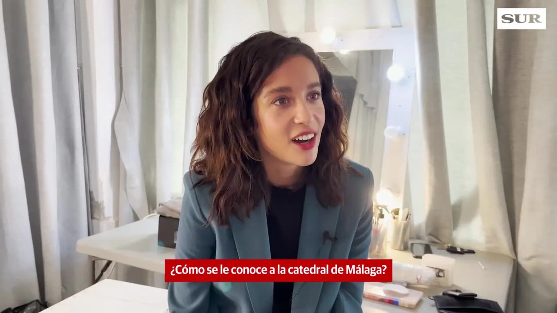 La actriz María Pedraza se somete al test ‘malaguita’ de SUR