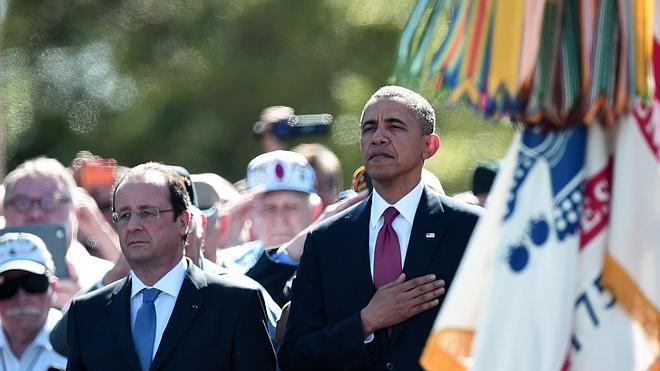 Obama: «Nuestro compromiso con la libertad está escrito con sangre en estas playas»