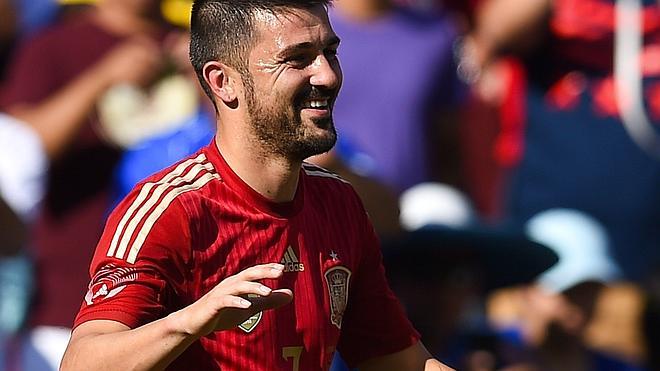 Villa hace brillar a la Roja en Estados Unidos