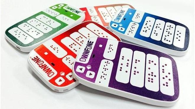 'Smartphones' con Braille para invidentes