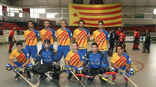 catalana de hockey sobre patines desafía al CSD y juega la estelada | Diario