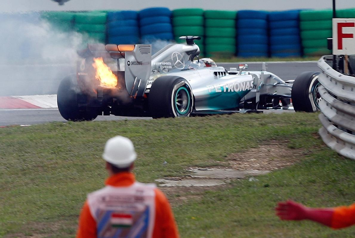 Rosberg, 'on fire'