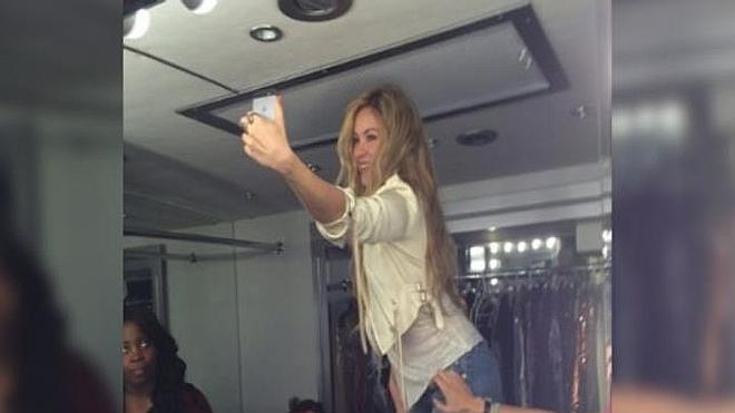 ¿El primer 'selfie' de Shakira embarazada?