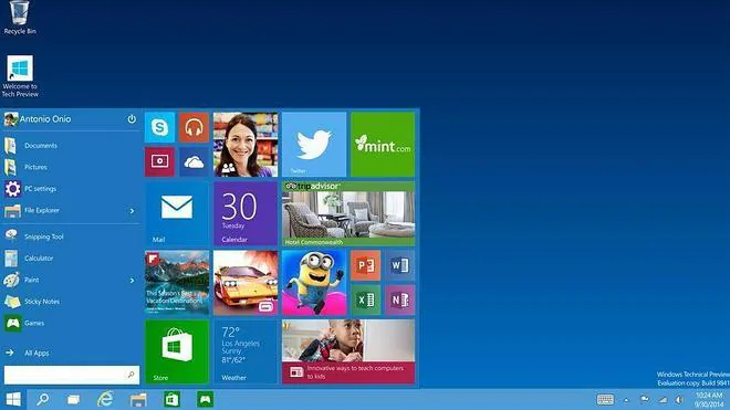 Microsoft revitaliza el escritorio en el nuevo Windows 10