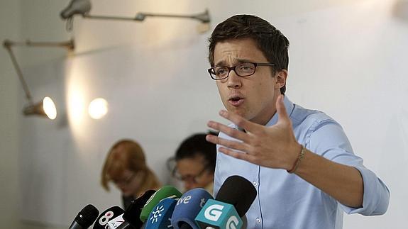 Errejón descarta aliarse con la izquierda abertzale