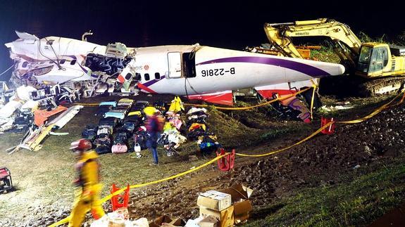 Los dos motores del avión de TransAsia fallaron antes de estrellarse