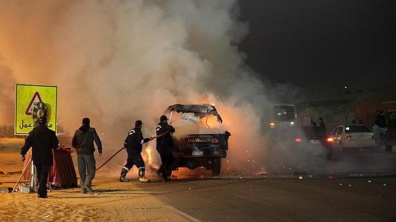 Egipto suspende la liga tras una estampida mortal de hinchas en El Cairo