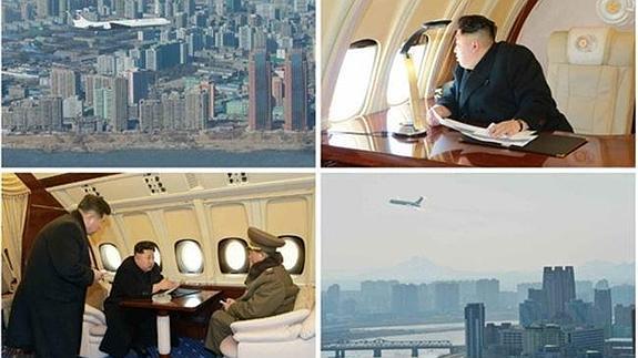 Kim Jong-Un estrena avión privado en el aniversario del nacimiento de su padre