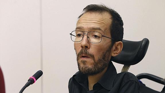 Echenique: «No tengo motivos para desconfiar de Monedero»