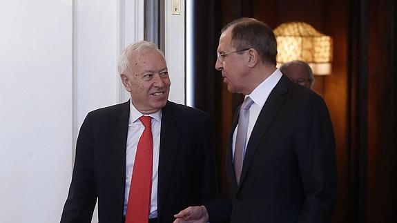 Lavrov agradece a Margallo la postura «contenida» de España sobre las sanciones