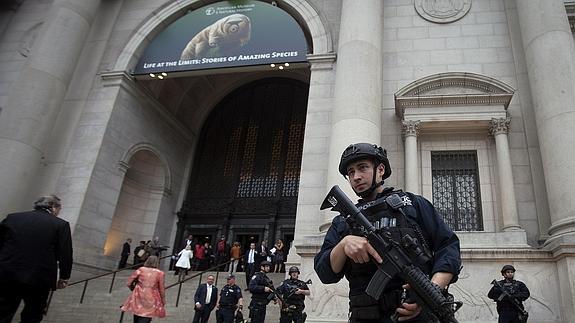 Homenaje a Charlie Hebdo en Nueva York