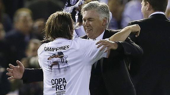 Modric: «Con Ancelotti he jugado el mejor fútbol de mi vida»