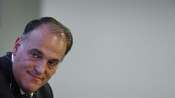 Tebas: «Villar ha sido vicepresidente de la FIFA con todos estos compañeros de viaje»