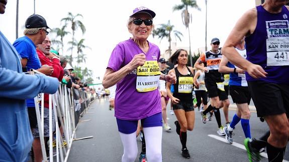 Toda una maratón a los 92 años