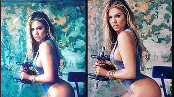 Khloé Kardashian niega retoques de Photoshop en su imagen para 'Complex'