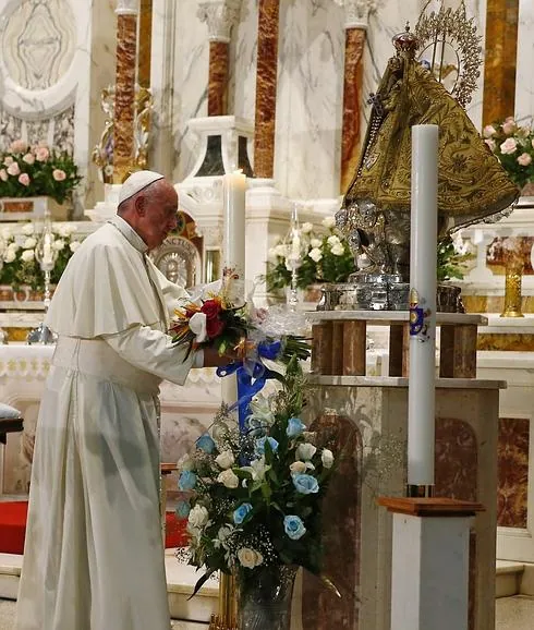 El Papa reza por la reconciliación de los cubanos ante la Virgen patrona de la isla