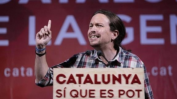 Iglesias echó de menos más debate social en el 'cara a cara' entre Margallo y Junqueras