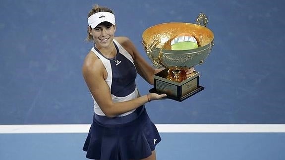 Garbiñe Muguruza se corona en Pekín