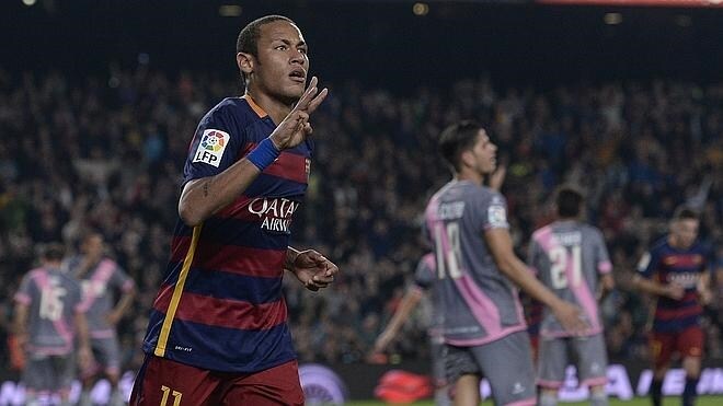 Neymar derrota a un valiente Rayo