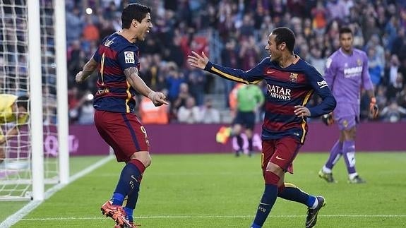 Un Neymar de bandera intimida antes del Bernabéu