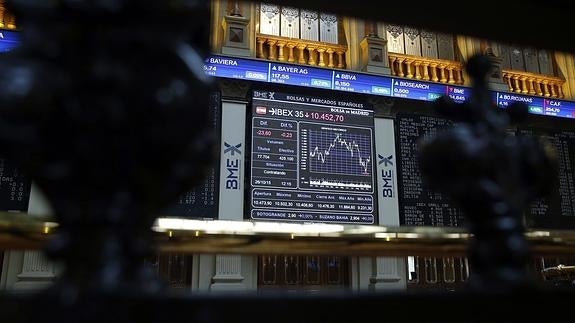 El Ibex-35 cae un 1% y pierde los 10.300 puntos