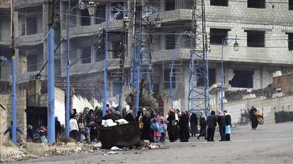 Al menos 190 muertos en choques entre el Estado Islámico y el régimen sirio en Deir al Zur