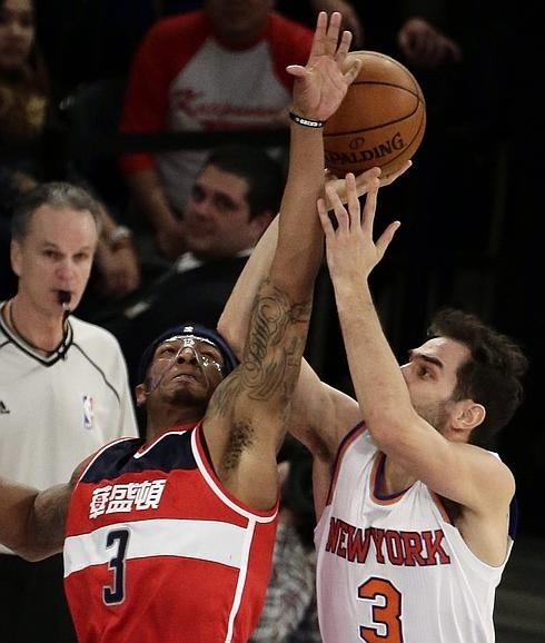 Wall y los Wizards siguen hundiendo a los Knicks de Calderón