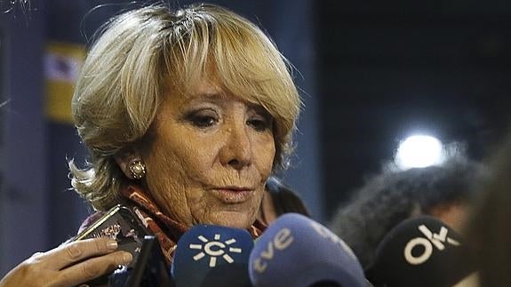 Aguirre: «No hay indicios, que yo sepa, de ningún tipo de financiación ilegal»