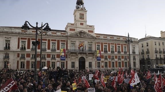 Cientos de personas protestan en Madrid contra el acuerdo de la UE y Turquía sobre los refugiados