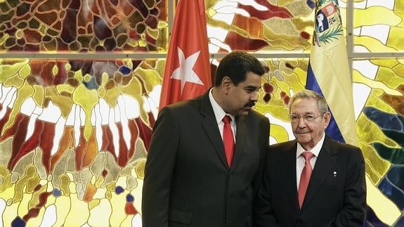 Fidel Castro se reúne con Maduro en la víspera de la llegada de Obama a Cuba