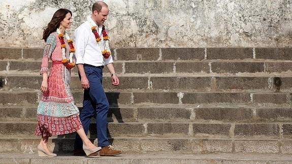 Los looks de Kate Middleton en la India (y el recuerdo de Lady Di)