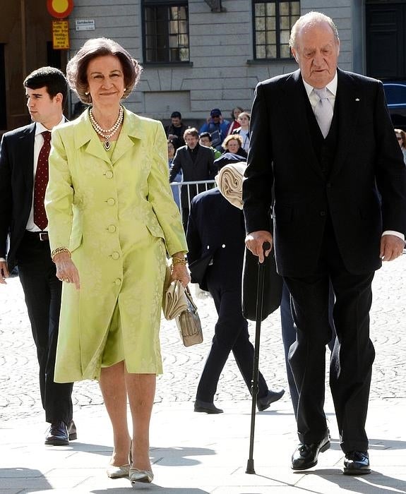 Los Reyes Juan Carlos y Sofía asisten a la celebración del 70 cumpleaños del monarca sueco