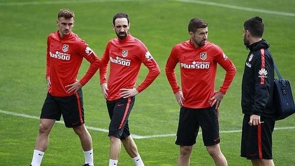 El Atlético, a Alemania con el plan A