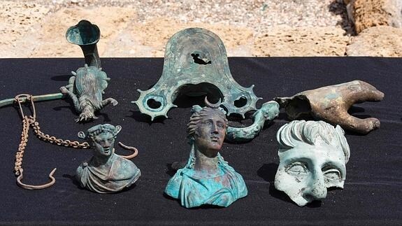 Localizan frente a la costa israelí un tesoro hundido hace 1.600 años