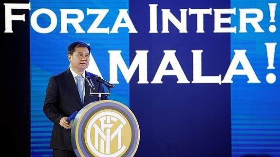 El grupo chino Suning compra casi el 70% del Inter de Milán