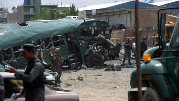 Al menos 27 muertos y 40 heridos en atentado contra la Policía en Kabul