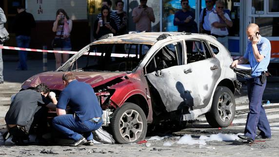 Muere en Ucrania un popular periodista al explotar una bomba en el coche en el que iba