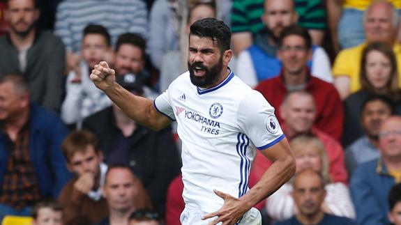 Diego Costa y Batshuayi lideran la remontada del Chelsea en Watford