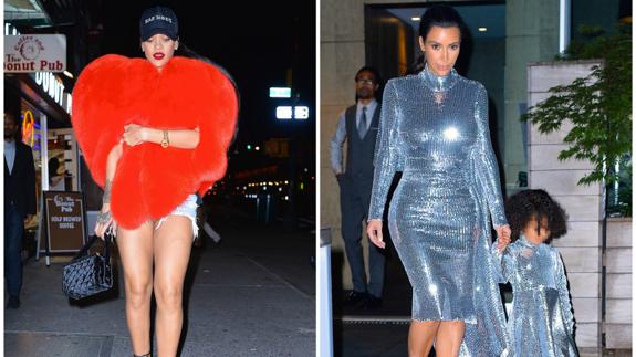 Duelo de extravagancia: Rihanna vs. Kim Kardasian