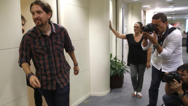 Iglesias prevé propuestas mucho mejores que la de Maestre para Podemos Madrid