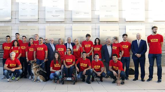 Homenaje a los medallistas de Río del proyecto COE-UCAM