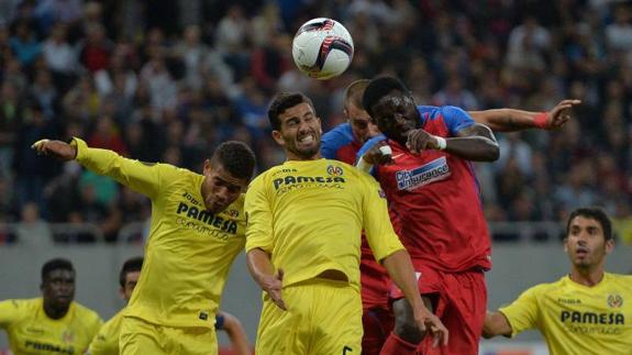 El Villarreal se deprime en Bucarest