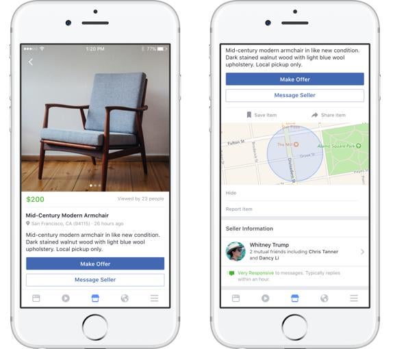 Facebook Market, el Wallapop de la red social