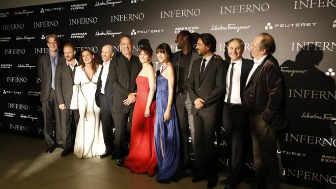 El 'Inferno' de Dan Brown llena de glamour Florencia