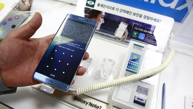 Samsung pierde un 8% de su valor en Bolsa por el escándalo del Galaxy Note 7