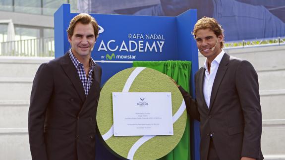 Rafael Nadal inaugura junto a Federer su academia, «un sueño hecho realidad»