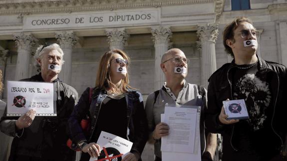 El Congreso pide una reducción urgente del IVA cultural con el voto en contra del PP