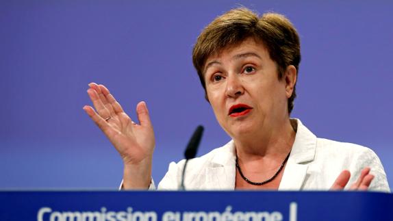 La vicepresidenta de la Comisión Europea Kristalina Georgieva dimite y se va al Banco Mundial