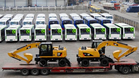 Las exportaciones de China caen un 3,2% en octubre y suben las importaciones